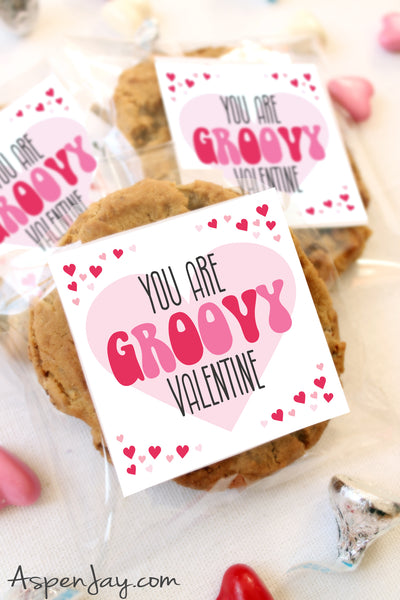 Groovy Valentine Tags