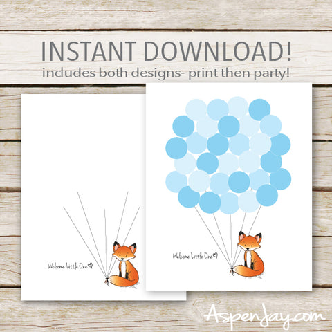 Blue Fox Guest Book (not customized)