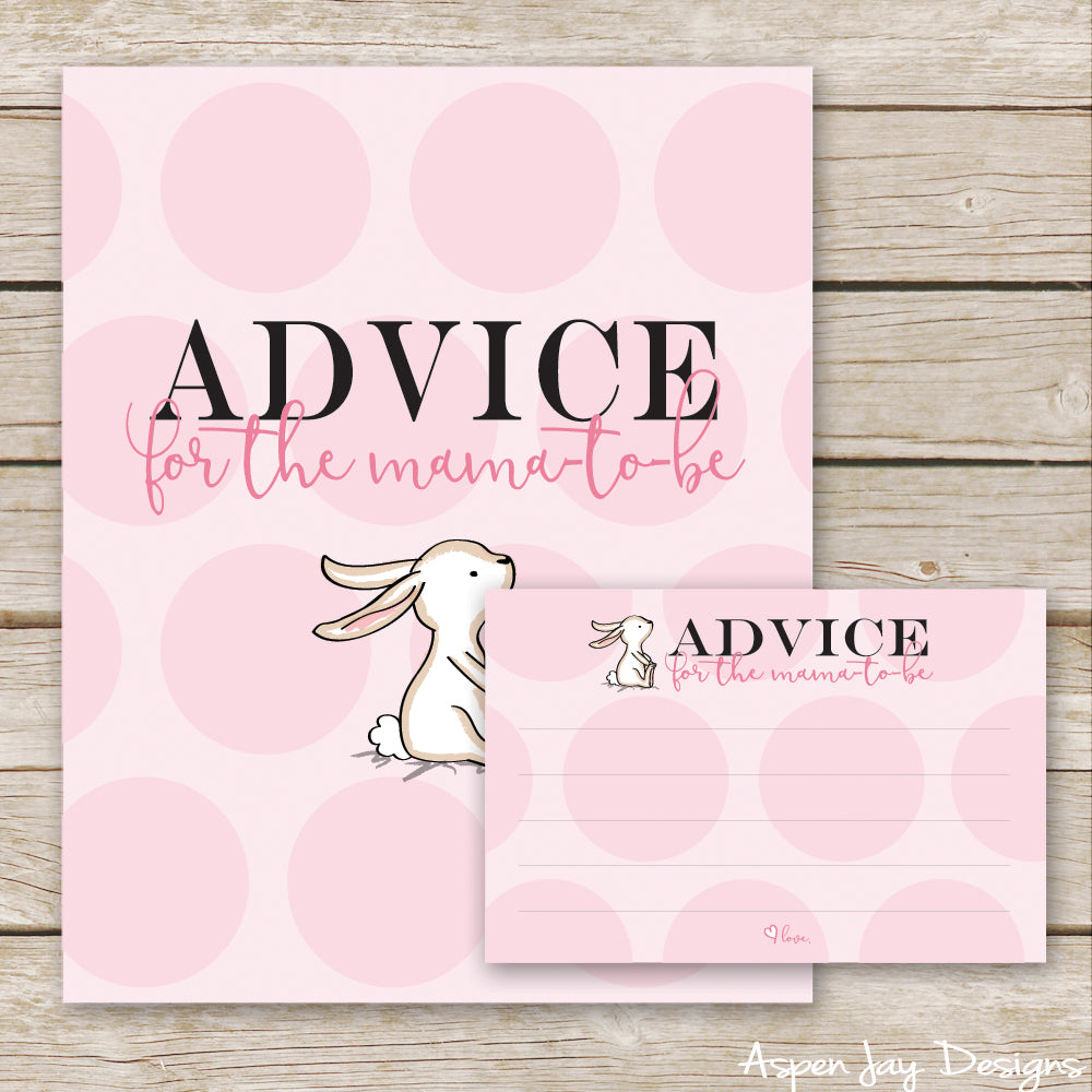 Pink Bunny Advice for the Mama-to-Be