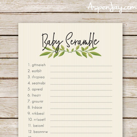Fox Baby Scramble