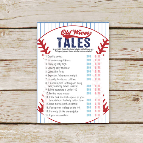 Baseball Old Wives Tales