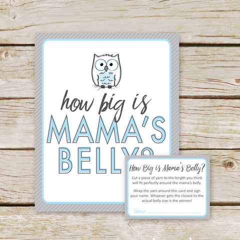 Blue Owl How Big is Mommy's Belly