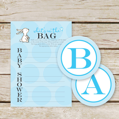 Blue Bunny What's in the Bag