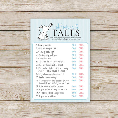 Blue Elephant Old Wives' Tales