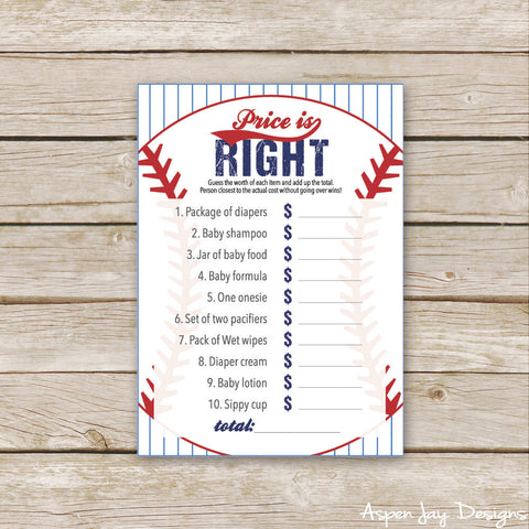 Baseball Baby Price is Right